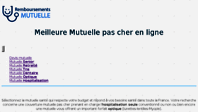 What Remboursements-mutuelle.com website looked like in 2018 (5 years ago)