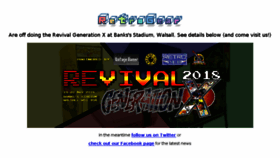What Retrogear.co.uk website looked like in 2018 (5 years ago)
