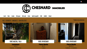 What Regiechesnard.fr website looked like in 2018 (5 years ago)