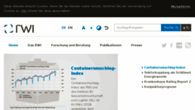 What Rwi-essen.de website looked like in 2018 (7 years ago)