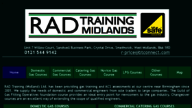 What Radmidlands.co.uk website looked like in 2018 (5 years ago)