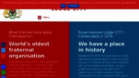 What Royalhanoverlodge.com website looked like in 2018 (6 years ago)