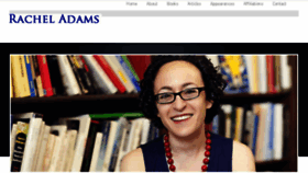 What Racheladams.net website looked like in 2018 (6 years ago)