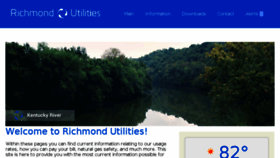 What Richmondutilities.com website looked like in 2018 (6 years ago)