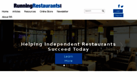 What Runningrestaurants.com website looked like in 2018 (5 years ago)