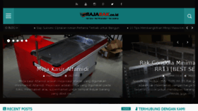 What Rajarak.co.id website looked like in 2018 (5 years ago)