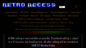 What Retro-access.com website looked like in 2018 (5 years ago)