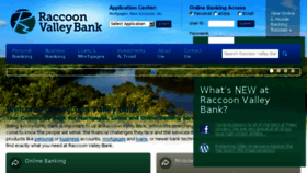 What Raccoonvalleybank.com website looked like in 2018 (5 years ago)