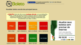 What Reboleto.com.br website looked like in 2018 (5 years ago)