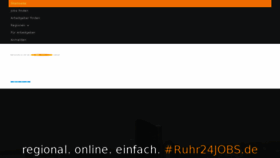 What Ruhr24jobs.de website looked like in 2018 (5 years ago)