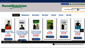 What Rumahbukuislam.com website looked like in 2018 (5 years ago)