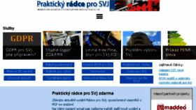 What Radce-svj.cz website looked like in 2018 (6 years ago)