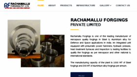 What Rachamallu.com website looked like in 2018 (5 years ago)
