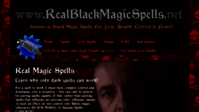 What Realblackmagicspells.net website looked like in 2018 (5 years ago)