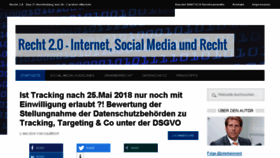 What Rechtzweinull.de website looked like in 2018 (6 years ago)