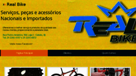 What Realbike.com.br website looked like in 2018 (5 years ago)
