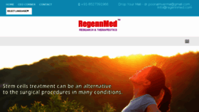 What Regennmed.com website looked like in 2018 (5 years ago)