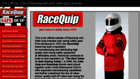 What Racequip.com website looked like in 2018 (5 years ago)
