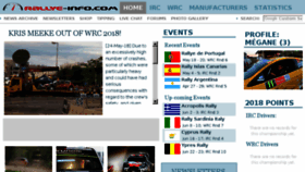 What Rallye-info.com website looked like in 2018 (5 years ago)