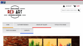 What Redart.co.uk website looked like in 2018 (5 years ago)