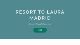What Resorttolauramadrid.com website looked like in 2018 (5 years ago)