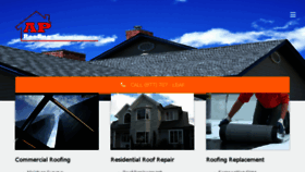 What Roofingap.com website looked like in 2018 (5 years ago)
