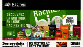What Racines-sa.com website looked like in 2018 (6 years ago)