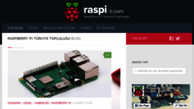 What Raspi-tr.com website looked like in 2018 (5 years ago)