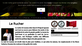 What Rucherdelauzun.com website looked like in 2018 (5 years ago)