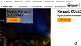 What Renault.com.bo website looked like in 2018 (5 years ago)