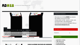 What Ressources-du-web.com website looked like in 2018 (7 years ago)