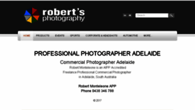 What Robertsphotography.com.au website looked like in 2018 (5 years ago)