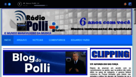 What Radiopolli.com.br website looked like in 2018 (5 years ago)