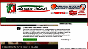 What Radiostudio90italia.it website looked like in 2018 (5 years ago)