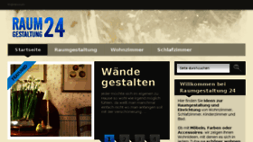 What Raumgestaltung24.com website looked like in 2018 (5 years ago)