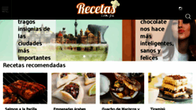 What Recetas.com.pa website looked like in 2018 (5 years ago)