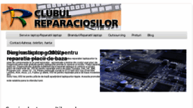 What Reparaciosii.ro website looked like in 2018 (5 years ago)