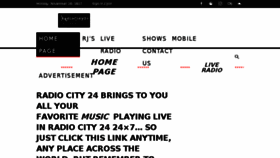 What Radiocity24.com website looked like in 2018 (5 years ago)