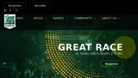 What Rungreatrace.com website looked like in 2018 (5 years ago)