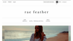 What Raefeather.com website looked like in 2018 (5 years ago)