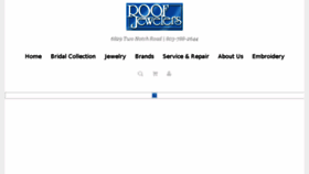 What Roofjewelers.com website looked like in 2018 (5 years ago)