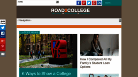 What Road2college.com website looked like in 2018 (5 years ago)