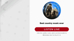What Radiocountrylive.com website looked like in 2018 (5 years ago)