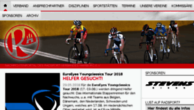 What Radsport-hh.de website looked like in 2018 (5 years ago)