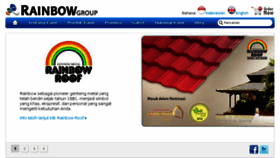 What Rainbowroof.co.id website looked like in 2018 (5 years ago)