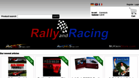 What Rallyandracing.com website looked like in 2018 (5 years ago)