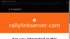 What Rallylinkserver.com website looked like in 2018 (5 years ago)