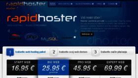 What Rapidhoster.net website looked like in 2018 (5 years ago)
