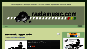What Rastamusic.com website looked like in 2018 (5 years ago)