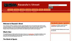 What Rauzulusstreet.com website looked like in 2018 (5 years ago)